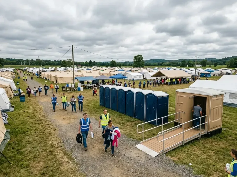 disaster-relief-camp-restrooms-010 — frequently asked questions, Dumpster & Portable Bathrooms Rental in Rush City, MN